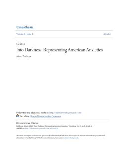 Into Darkness: Representing American Anxieties