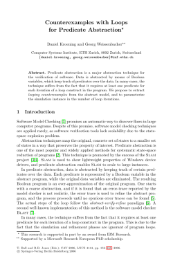 LNCS 4144 - Counterexamples with Loops for