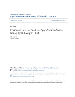 Review of The Dust Bowl - DigitalCommons@University of