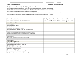 Chapter 2 Checklist FOR FLASHCARDS