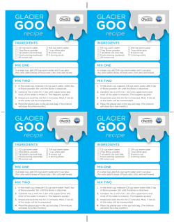 glacier goo recipe
