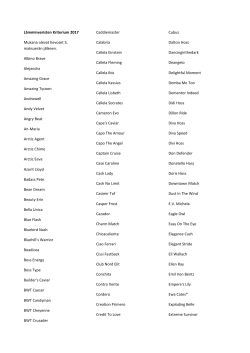 L&auml;mminveristen Kriterium 2017 Mukana olevat hevoset 4