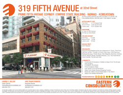 319 fifth avenue - Eastern Consolidated