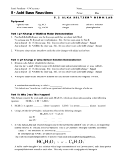 5 Acid Base Reactions -