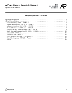 AP Art History Sample Syllabus 4 1409874