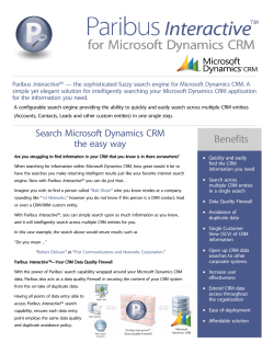 intelli-CTi for Sage SalesLogix Web Client