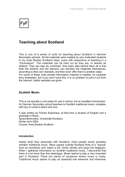 Teaching about Scotland