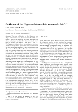 On the use of the Hipparcos intermediate astrometric data⋆,⋆⋆
