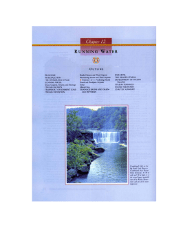 12- Running Water (Hydrology)