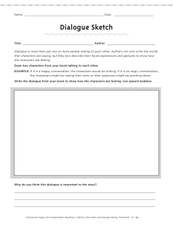 Dialogue Sketch
