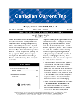 issuing shares for a promissory note