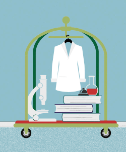 16 / innovation Where the fossils Are A camel caravan winds its way