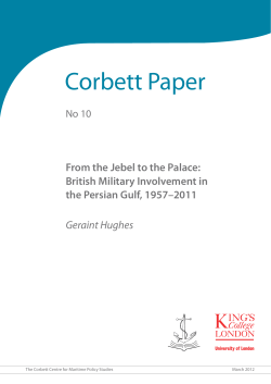 Corbett Paper - King`s College London