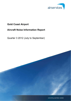Q3 2012 Gold Coast - Airservices Australia