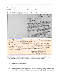 Minersville School District v. Gobitis (sic)