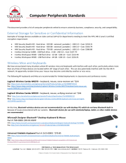 Computer Peripherals Standards