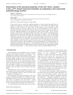 Examination of the structural poperties of the H3O+(H2O)n clusters