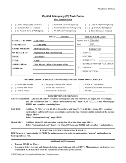 2016-13-0 Operational Risk Charge