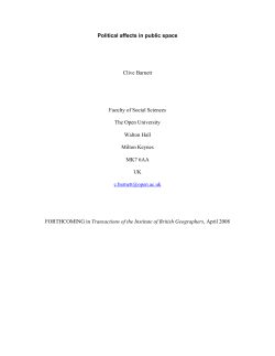arguing with theory - The Open University