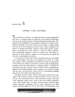 LIPIDS AND LIPOIDS - That Crazy Pharmacist
