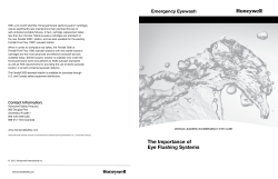 The Importance of Eye Flushing Systems