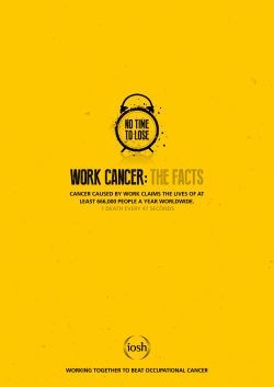 NTTL Work Cancer: The Facts