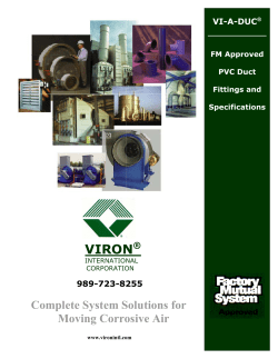 PVC Vi-A-Duc Brochure - Viron International Corporation