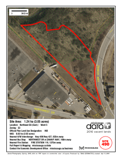 1.24 ha (3.05 acres) Site Area: