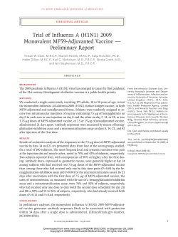 2009 Monovalent MF59