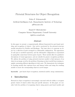 Pictorial Structures for Object Recognition