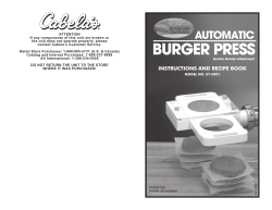 instructions and recipe book