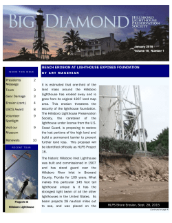 It is estimated that one-third of the land mass around the Hillsboro