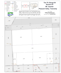Tier Range Section Township 03 04 78 Pleasant Valley Quarter NE