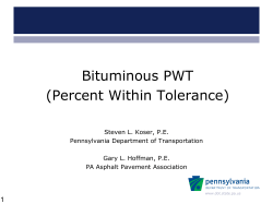 PWT - APC/PennDOT Fall Seminar