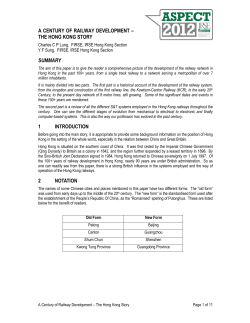 A Century of Railway Development