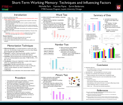 Introduction Word Test Picture Test Conclusion Memorization