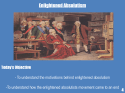 Enlightened Absolutism