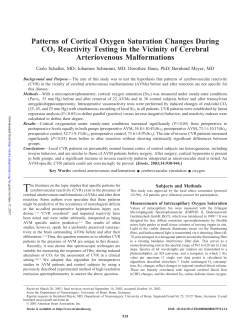Patterns of Cortical Oxygen Saturation Changes During