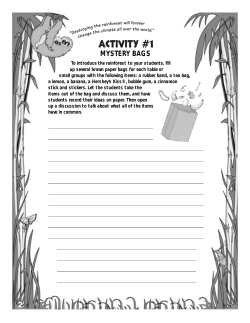 2 mystery bags - Amazon Conservation Team