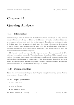 Queuing Analysis