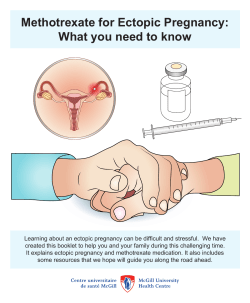 PDF - Methotrexate for ectopic pregnancy: what you need to know