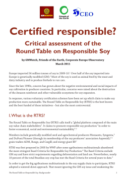 Certified responsible?
