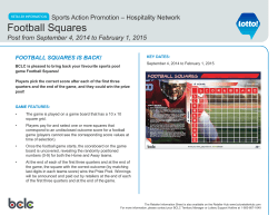 football squares is back!