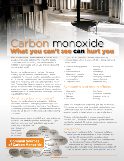 Carbon monoxide: What you can`t see can hurt you