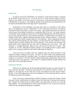 ON THE JOB - New Hampshire Bar Association