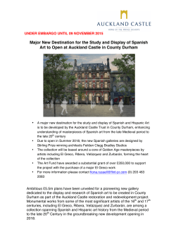 Major New Destination for the Study and Display