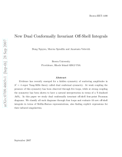 New Dual Conformally Invariant Off