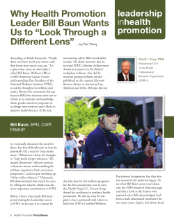 Read on - Health Enhancement Research Organization