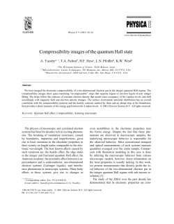 Compressibility images of the quantum Hall state