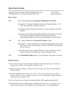 Full cv  - Reinhardt University